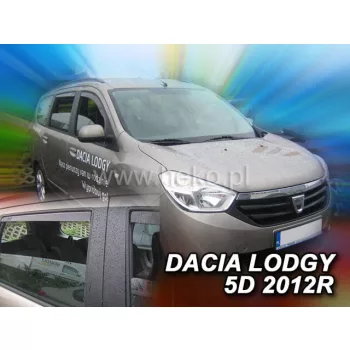   Heko 4-dielne deflektory okien Dacia Lodgy 5-dverový 2013- (13110)