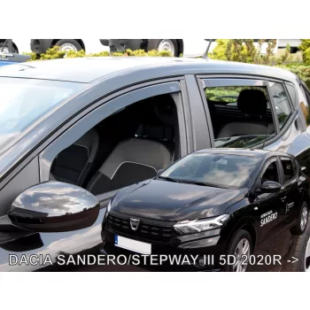 Heko 4-dielne deflektory okien Dacia Sandero/Stepway 2020-
