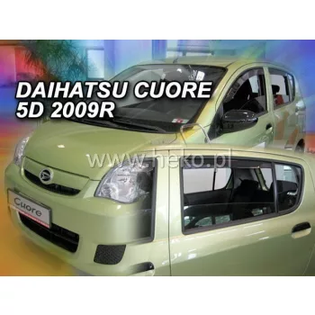  Heko 4 dielny deflektor Daihatsu Cuore 5 dverový hatchback 2007- (13219)