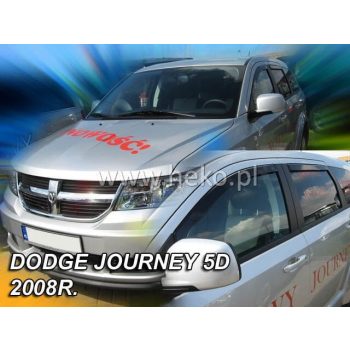   Heko 4 viaczložkový Deflektor vetra Dodge Journey 5-dverový 2008-, FIAT Freemont 5-dverový 2011- (13410)