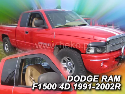 Heko 2-dielne deflektory okien Dodge Ram 2/4-dverový single cab 1994-2001 (13413)