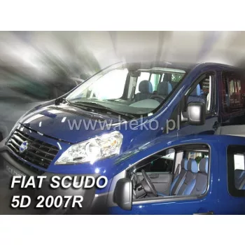  Heko 2-dielne deflektory okien Citroen Jumpy 2007-, Fiat Scudo Van 4/5-dverový 2007-, Peugeot Expert 4/5 ajt