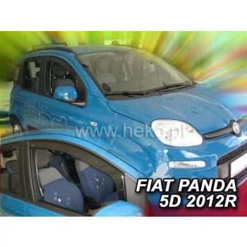   Heko 2-dielne deflektory okien Fiat Panda 5-dverový hatchback 2012- (15167)