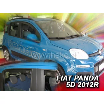   Heko 4-dielne deflektory okien Fiat Panda 5-dverový hatchback 2012- (15168)