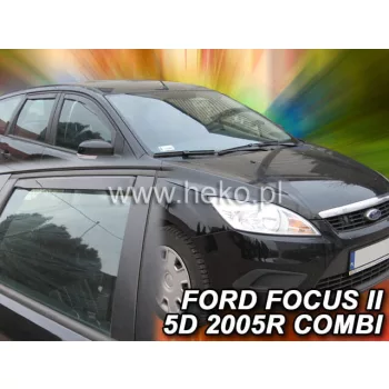   Heko 4-dielne deflektory okien Ford Focus II 5-dverový kombi 2004-2011 (15227)