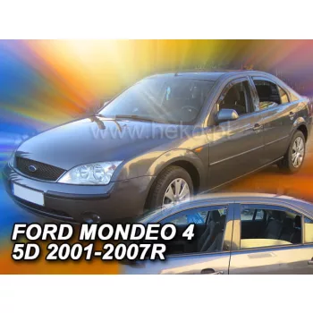   Heko 4-dielne deflektory okien Ford Mondeo 4/5-dverový 2001-2007