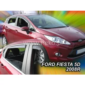   Heko 4-dielne deflektory okien Ford Fiesta 5-dverový 2009- (15287)