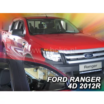   Heko 2-dielne deflektory okien Ford Ranger 4-dverový 2012- (15303)