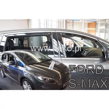 Heko 4-dielne deflektory okien Ford S-Max 5-dverový 2015-