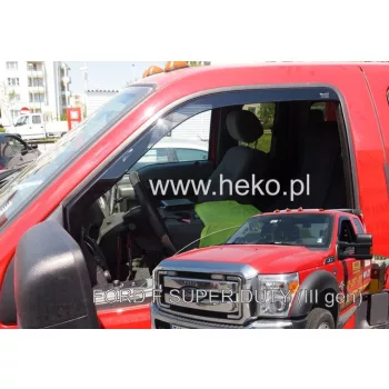   Heko 2-dielne deflektory okien Ford F550 Super Duty III 2011-2016