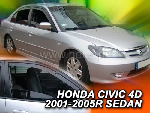 Heko 2-dielne deflektory okien Honda Civic 4-dverový sedan 2001-2005 (17111)