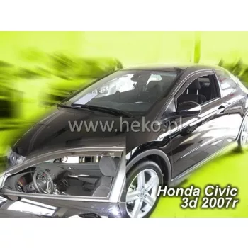   Heko 2-dielne deflektory okien Honda Civic 3-dverový hatchback 2006- (17143)