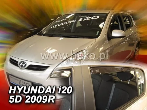 Heko 4-dielne deflektory okien Hyundai i20 5-dverový 2008- (17259)