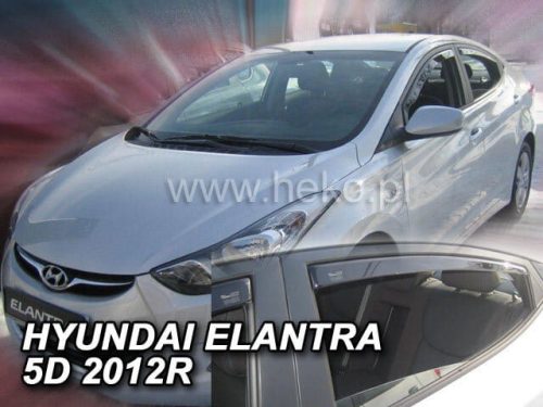 Heko 4 dielny deflektor Hyundai Elantra 4 dverový sedan 2010-