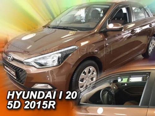 Heko 2 dielny deflektor Hyundai i20/Active/Classic/Comfort/prémium 5 dverový 2015- (17282)