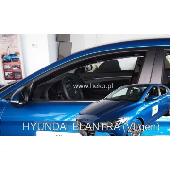   Heko 2-dielne deflektory okien Hyundai Elantra 4-dverový sedan 2016- (17286)