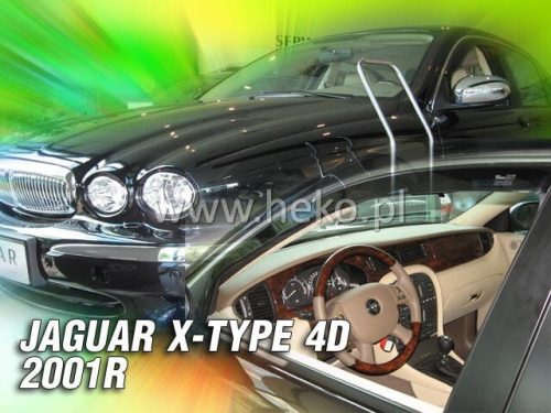 Heko 2 dielny deflektor Jaguar X-Type 4 dverový sedan 2001-2003 , Jaguar X-Type 4 dverový sedan 2004- ,