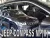 Heko 4-dielne deflektory okien Jeep Compass 2017-(19131)