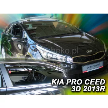   Heko 2-dielne deflektory okien KIA Pro Cee d 3-dverový hatchback 2012- (20115)