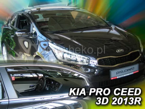 Heko 2-dielne deflektory okien KIA Pro Cee d 3-dverový hatchback 2012- (20115)