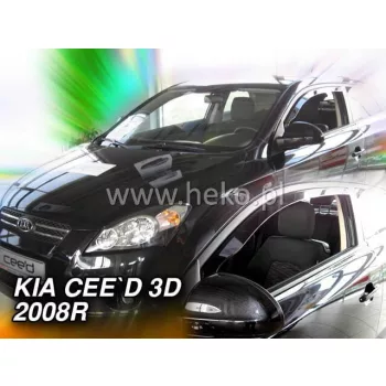   Heko 2-dielne deflektory okien KIA Pro Cee d 3-dverový hatchback 2008-2012, KIA Pro Cee d 3-dverový csapot