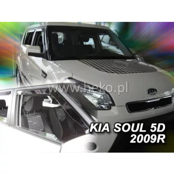   Heko 2-dielne deflektory okien KIA Soul 5-dverový 2008- (20140)