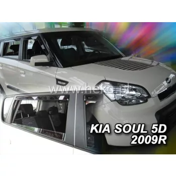   Heko 4-dielne deflektory okien KIA Soul 5-dverový 2008- (20141)