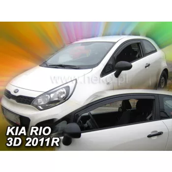   Heko 2-dielne deflektory okien KIA Rio 3-dverový 2012- (20163)