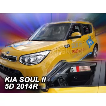   Heko 2-dielne deflektory okien KIA Soul 5-dverový 2013- (20164)