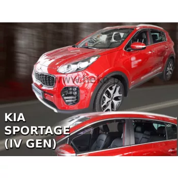   Heko 4-dielne deflektory okien KIA Sportage 5-dverový SUV 2015-2021 (20169)