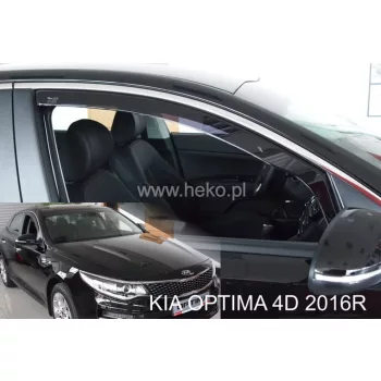   Heko 2-dielne deflektory okien KIA Optima 4-dverový sedan 2015- (20170)