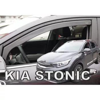   Heko 2-dielne deflektory okien Kia Stonic 5-dverový HB 2017- (20178)