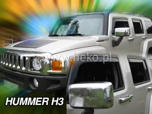 Heko 4-dielne deflektory okien Hummer H3 5-dverový+ha