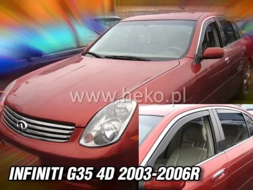 Heko 2-dielne deflektory okien Infinity G 4-dverový 2003-2006 (21507)