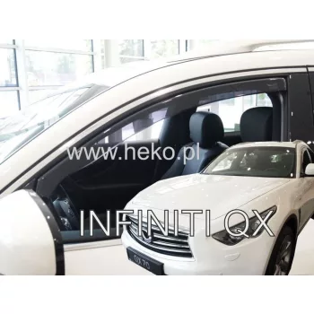   Heko 2-dielne deflektory okien Infinity FX30d 5-dverový 2010-, QX70 5-dverový 2013- (21509)