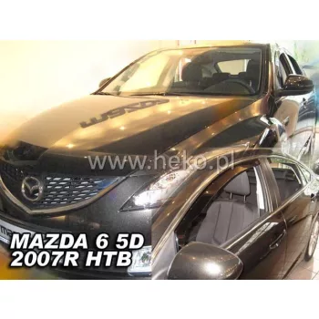   Heko 4-dielne deflektory okien Mazda 6 5-dverový hatchback 2008-2013