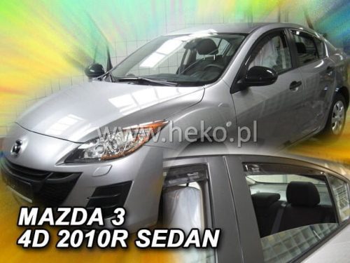 Heko 4 dielny deflektor Mazda 3 4 dverový sedan 2009- (23153)