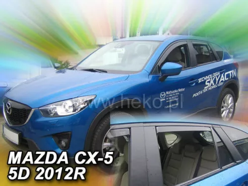 Heko 4-dielne deflektory okien Mazda CX5 5-dverový 2012- (23157)