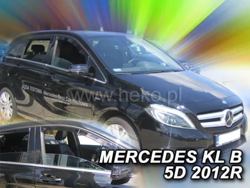Heko 2-dielne deflektory okien Mercedes B-Klasse 5-dverový hatchback 2011- (23277)