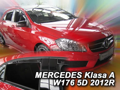 Heko 4-dielne deflektory okien Mercedes A-Klasse 5-dverový hatchback 2012- (23282)