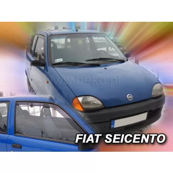   Heko 2-dielne deflektory okien Fiat Seicento 3-dverový hatchback 1998-