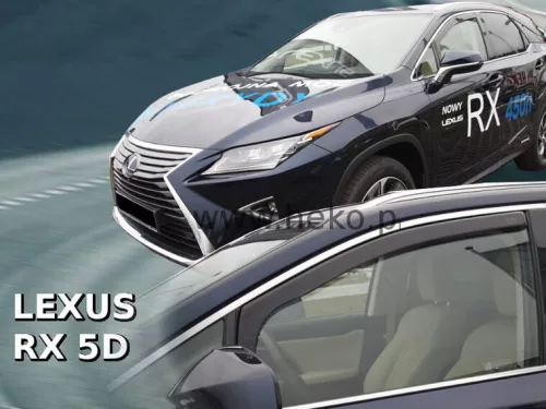 Heko 2-dielne deflektory okien Lexus RX 5-dverový SUV 2016- (30024)