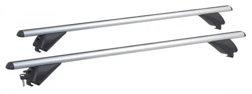 Menabo Tiger XL hliník 130 cm hliník Strešný nosič so strešnými lyžinami a integrovanými pozdĺžnikmi uzamykateľný