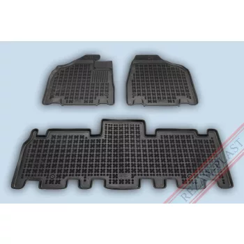   Rezaw čierne gumové autokoberce Kia CARNIVAL II Van 5 miestny 2005-tól (201011A)
