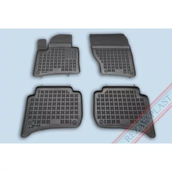   Rezaw čierne Gumové autokoberce VOLKSWAGEN TOUAREG II SUV 2010-2018 (200111)