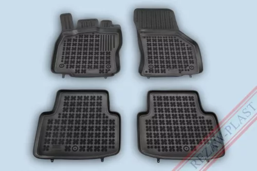 Rezaw čierne gumové koberce Volkswagen PASSAT B8 Sedan/kombi od 2014 (200119)