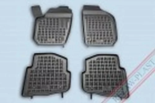 Rezaw čierne gumové koberce Volkswagen POLO IV Hatchback 2001-2009 (200203)