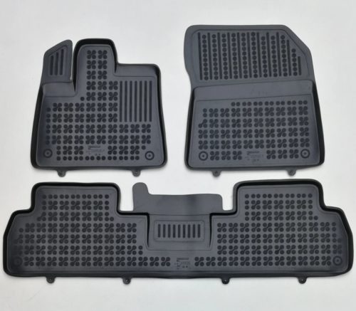 Rezaw čierne Gumové autokoberce TOYOTA PROACE CITY VERSO Kombivan 5 miestny 2020-tól (200526)