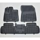 Rezaw čierne Gumové autokoberce TOYOTA PROACE CITY VERSO Kombivan 5 miestny 2020-tól (200526)
