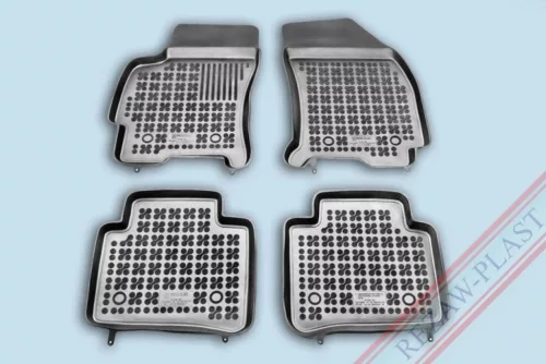 Rezaw čierne gumové koberce Ford MONDEO MK3 Sedan/kombi/Hatchback 2000-2007 (200601)